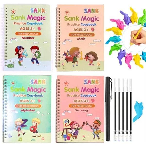 "Magic Sank Reusable Drawing Book – Water Painting & Learning Fun"