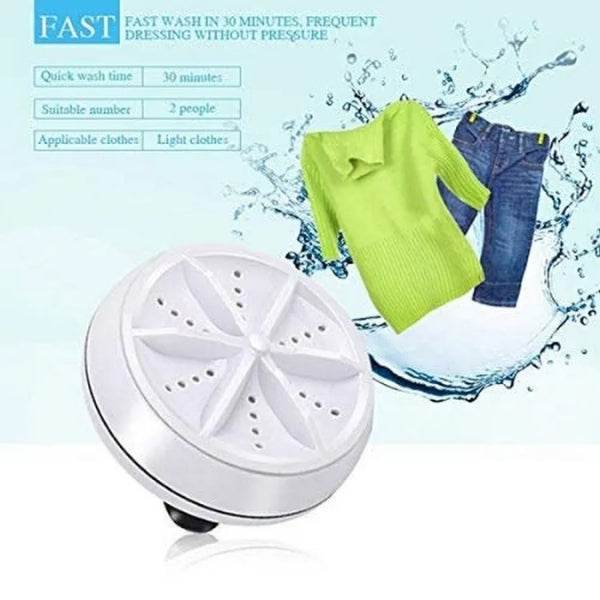 Mini Portable Washing Machine – Compact & Powerful Washer - Gadget Spark