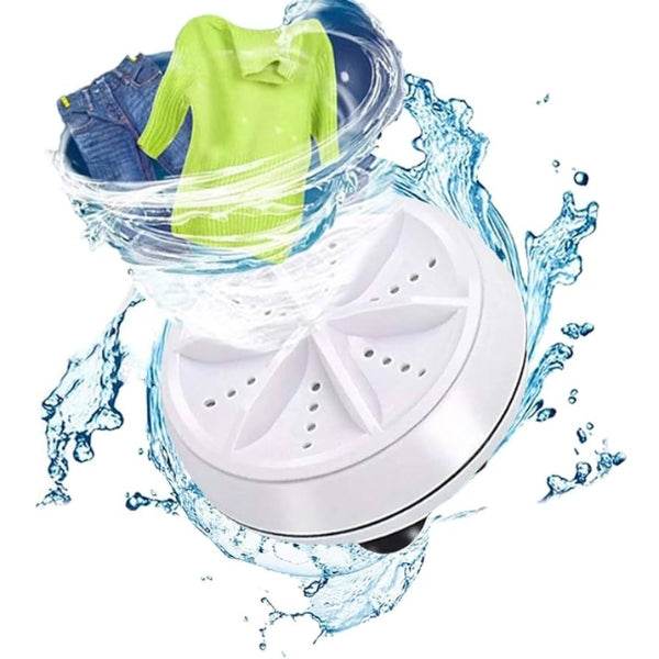 Mini Portable Washing Machine – Compact & Powerful Washer - Gadget Spark