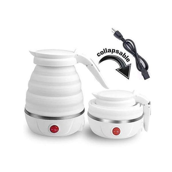 "Foldable Electric Kettle 1L – Portable Travel & Camping Hot Water Pot"