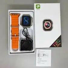 Gadget Spark T500 Smart Watch: Affordable Smartwatches with Style - Gadget sparkT500 Smart Watch in box with orange strap and charger for affordable smartwatches with styleT500 Smart WatchGadget sparkGadget spark