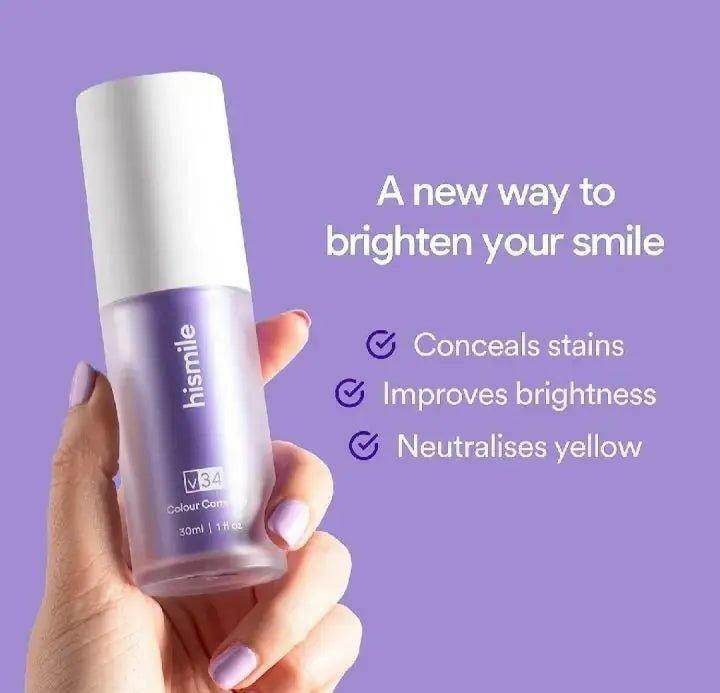 Hismile Colour Corrector Serum - Best Toothpaste for Bright Smile - Gadget Spark